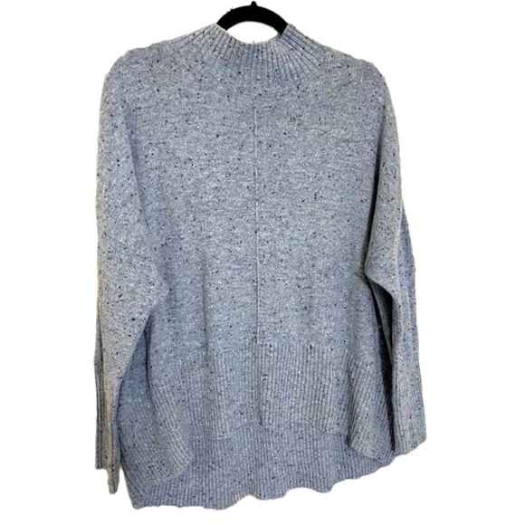 a.n.a Sweaters - ANA grey mock neck sweater - warm, cozy, comfy for fall and winter